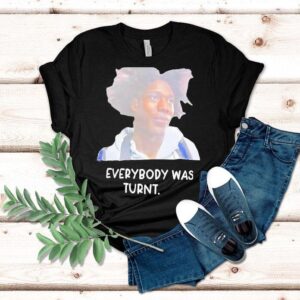 Brian Anderson rocks the everybody was turnt portrait t-shirt Brian Anderson rocks the everybody was turnt portrait t-shirt