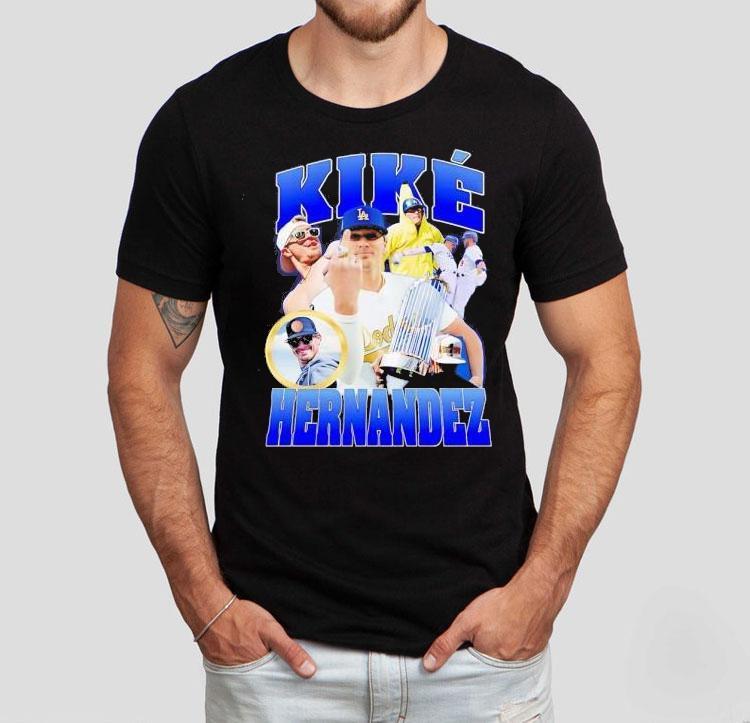 Dodgers fan favorite Kike Hernandez baseball tshirt Dodgers fan favorite Kike Hernandez baseball tshirt