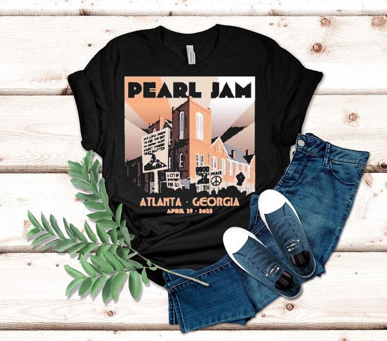 Pearl Jam 2025 tour stop in Atlanta featuring dark matter theme t-shirt Pearl Jam 2025 tour stop in Atlanta featuring dark matter theme t-shirt