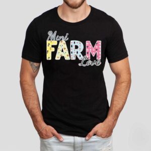 Adorable Mini Farm Design On Comfortable T-shirt