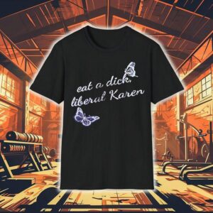 Controversial butterfly design sparks debate on this bold tshirt