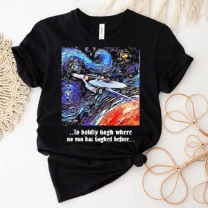 Creative art inspired van gogh style t-shirt