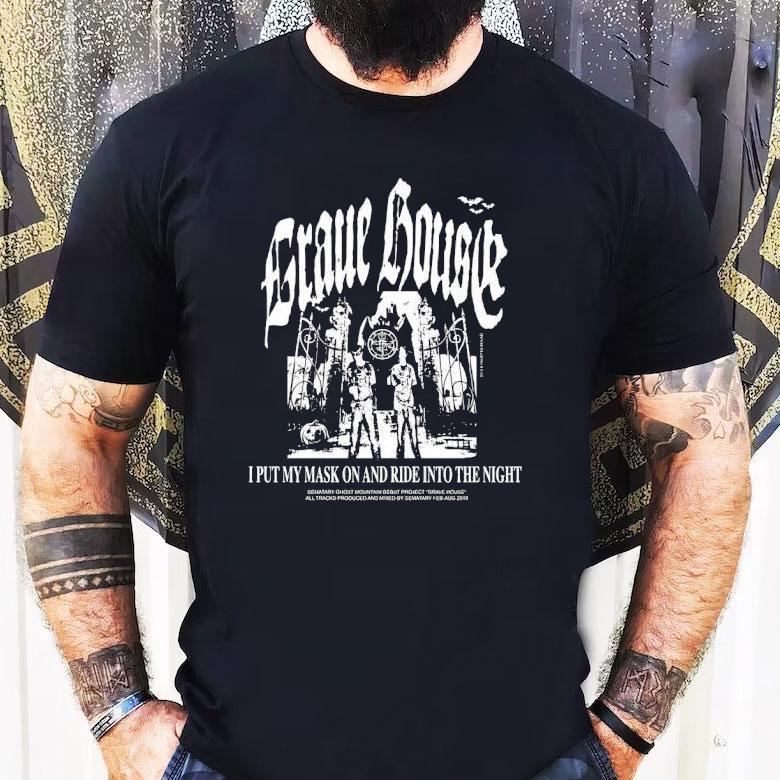 Dark Rider Masked Up For Midnight Ride T-Shirt Dark Rider Masked Up For Midnight Ride T-Shirt