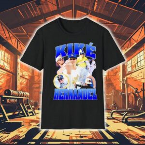 Dodgers fan favorite Kike Hernandez baseball tshirt 1 Dodgers Fan Favorite Kike Hernandez Baseball T Tshirt