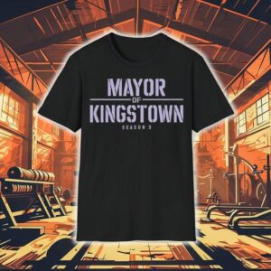 Jeremy Renner rocks Kingstown season 3 promo t-shirt