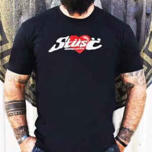 Stylish Stussy Desert Cactus Print Tshirt