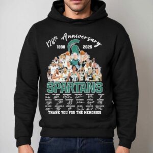 Celebrating 128 years of Michigan State Spartans legacy with a special 2025 t-shirt 2 Celebrating Years Of Michigan State Spartans Legacy With A Special Hoodie