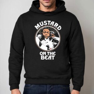 Fresh Mustard Yellow Beats Design Hoodie
