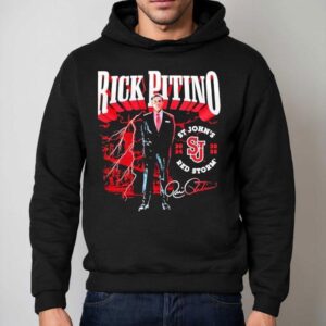 St Johns Basketball Coach Rick Pitino Stylish City Skyline T Hoodie