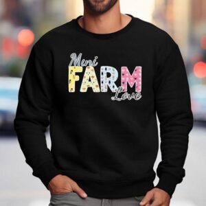 Adorable Mini Farm Design On Comfortable Sweatshirt