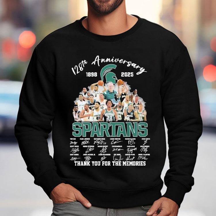 Celebrating 128 years of Michigan State Spartans legacy with a special 2025 t-shirt Celebrating 128 years of Michigan State Spartans legacy with a special 2025 t-shirt