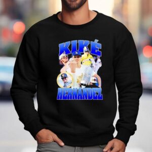 Dodgers fan favorite Kike Hernandez baseball tshirt 3 Dodgers Fan Favorite Kike Hernandez Baseball T Sweatshirt