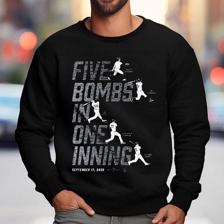 Yankees legends blast five homers in a single inning tshirt Yankees legends blast five homers in a single inning tshirt