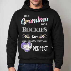 As A Proud Grandma And Devoted Colorado Rockies Supporter This Diamond Heart Design Is My Perfect Hoodie