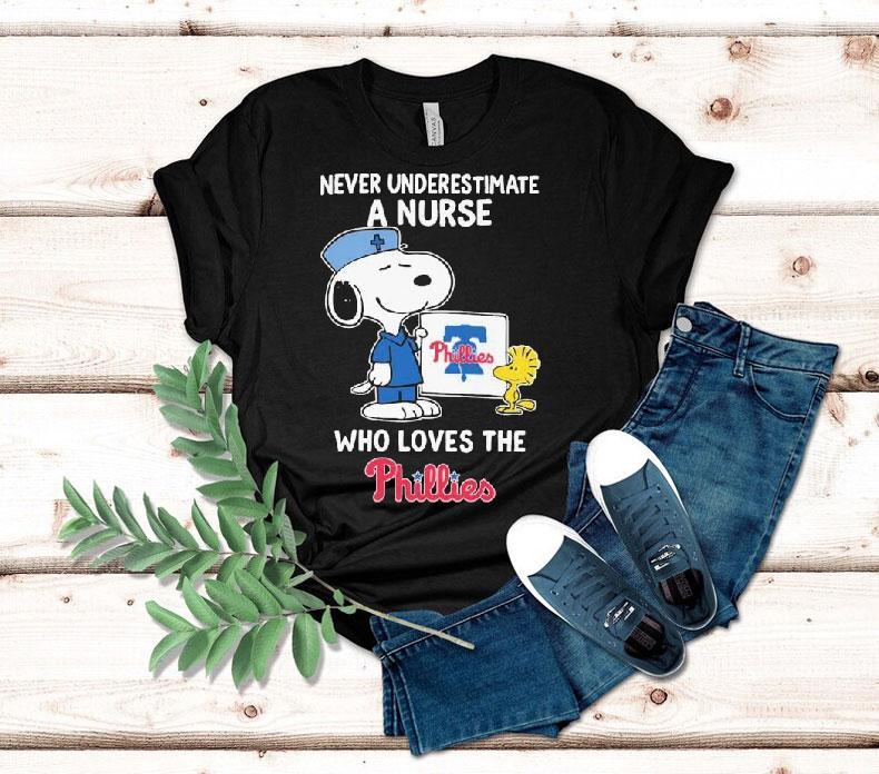Celebrate Nurses Who Are DieHard Philadelphia Phillies Fans With This Snoopy And Woodstock TShirt Celebrate Nurses Who Are DieHard Philadelphia Phillies Fans With This Snoopy And Woodstock TShirt