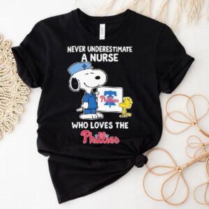 Celebrate Nurses Who Are DieHard Philadelphia Phillies Fans With This Snoopy And Woodstock TShirt
