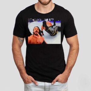 Drew Mcintyre battles Damian Priest in epic showdown tshirt