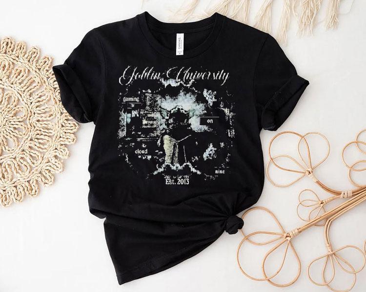 Celebrate Goblin Universitys gaming legacy since 2013 with this nostalgic tshirt Celebrate Goblin Universitys gaming legacy since 2013 with this nostalgic tshirt