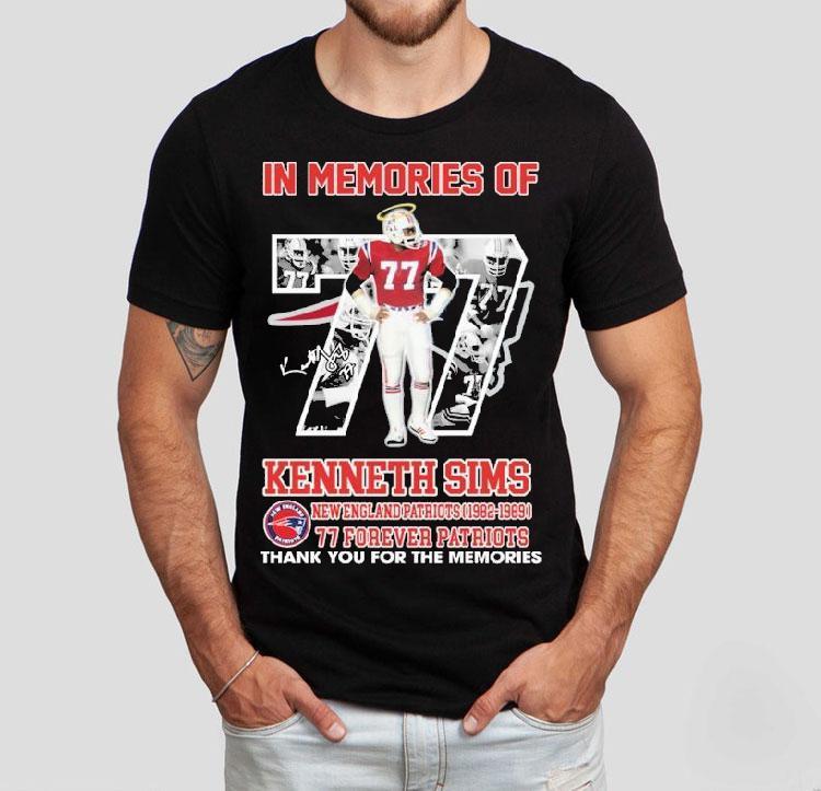 Honoring Kenneth Sims A Patriots Legend From 1982 To 1989 With Gratitude T-shirt Honoring Kenneth Sims A Patriots Legend From 1982 To 1989 With Gratitude T-shirt