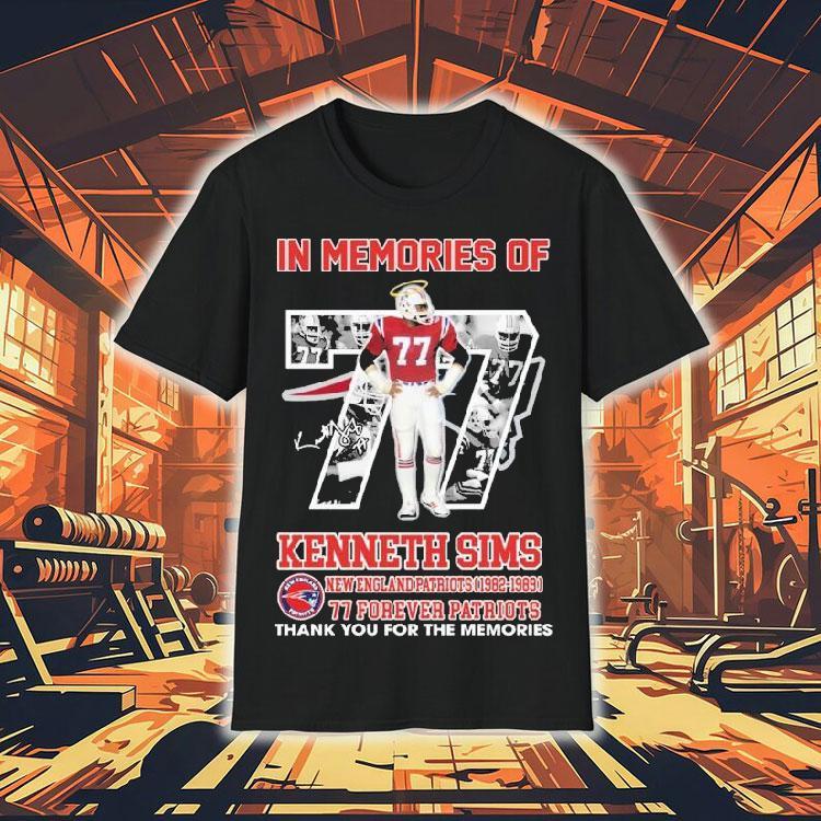 Honoring Kenneth Sims A Patriots Legend From 1982 To 1989 With Gratitude T-shirt Honoring Kenneth Sims A Patriots Legend From 1982 To 1989 With Gratitude T-shirt