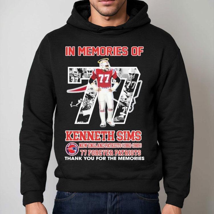 Honoring Kenneth Sims A Patriots Legend From 1982 To 1989 With Gratitude T-shirt Honoring Kenneth Sims A Patriots Legend From 1982 To 1989 With Gratitude T-shirt