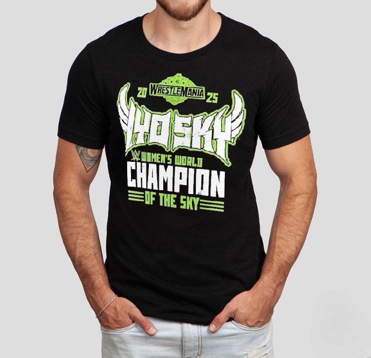 Iyo Sky Claims Victory At Wrestlemania 41 With Championship Winning T-shirt Iyo Sky Claims Victory At Wrestlemania 41 With Championship Winning T-shirt