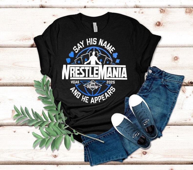 Joe Hendry Wrestlemania Magic Moment T-Shirt Joe Hendry Wrestlemania Magic Moment T-Shirt