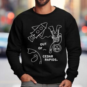 Celestial Designs From The Heartland T-Shirt 3 Out Of Cedar Rapids Space Sweatshirt
