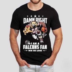 Proudly Supporting the Atlanta Falcons Through Every Season in This Tshirt Proudly Supporting the Atlanta Falcons Through Every Season in This Tshirt