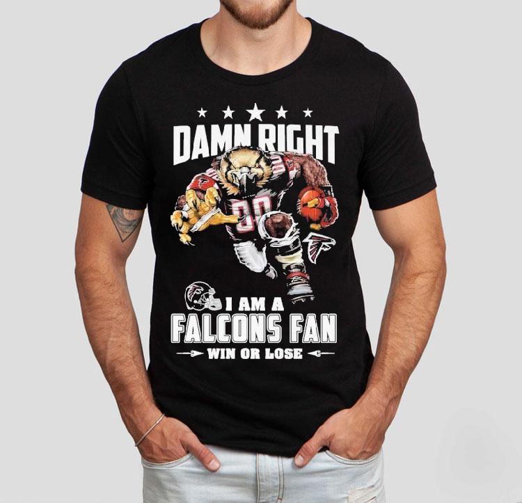 Proudly Supporting the Atlanta Falcons Through Every Season in This Tshirt Proudly Supporting the Atlanta Falcons Through Every Season in This Tshirt