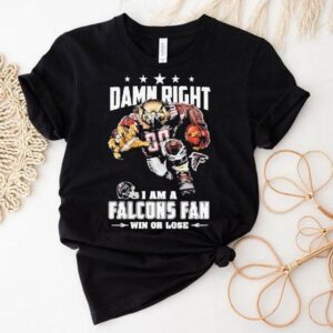 Proudly Supporting the Atlanta Falcons Through Every Season in This Tshirt