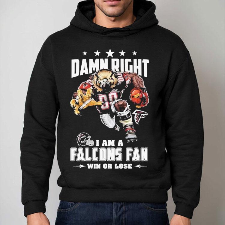 Proudly Supporting the Atlanta Falcons Through Every Season in This Tshirt Proudly Supporting the Atlanta Falcons Through Every Season in This Tshirt