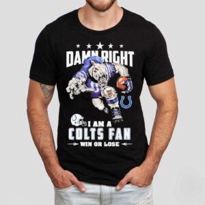 Proudly Supporting the Colts Through Every Game in This T-Shirt Proudly Supporting the Colts Through Every Game in This T-Shirt