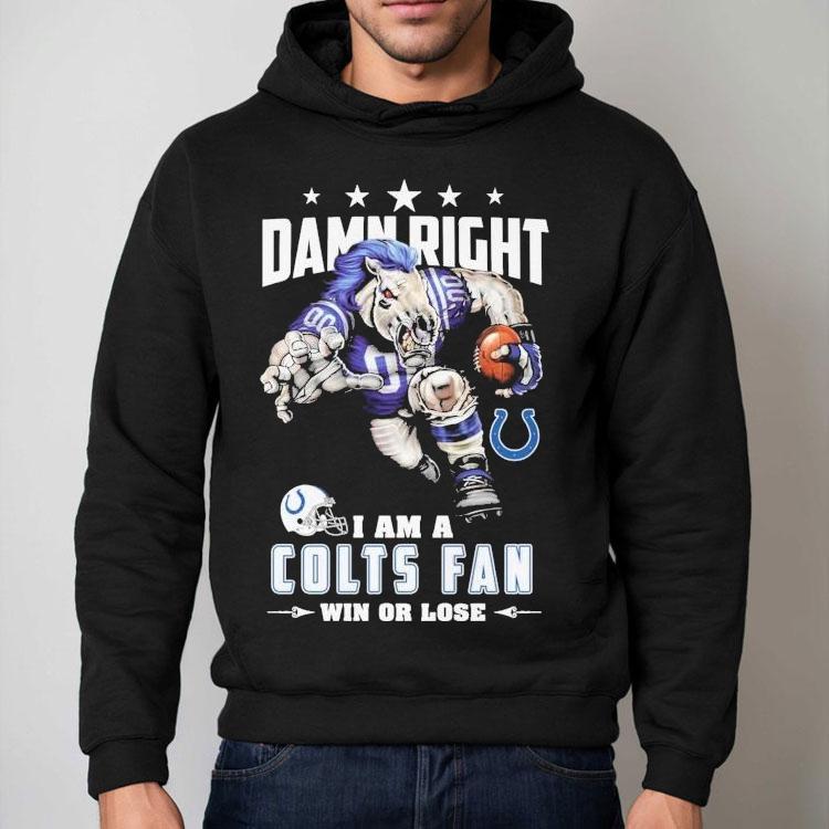 Proudly Supporting the Colts Through Every Game in This T-Shirt Proudly Supporting the Colts Through Every Game in This T-Shirt