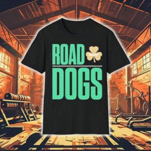 Show your Celtics pride with this stylish road dogs tribute t-shirt Show your Celtics pride with this stylish road dogs tribute t-shirt