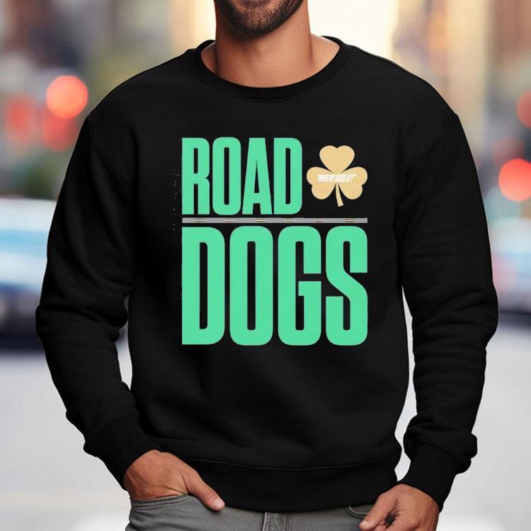 Show your Celtics pride with this stylish road dogs tribute t-shirt Show your Celtics pride with this stylish road dogs tribute t-shirt