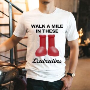 Step Into Luxury With These Iconic Red Bottoms T-shirt