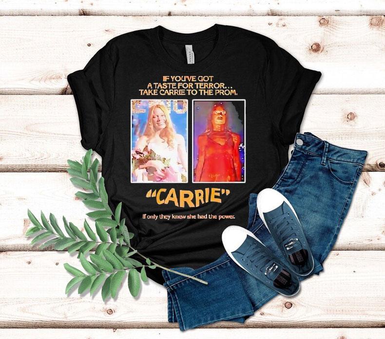 Wear Your Love For Horror With This Carrie Prom Inspired T-Shirt Wear Your Love For Horror With This Carrie Prom Inspired T-Shirt