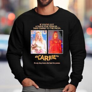 Wear Your Love For Horror With This Carrie Prom Inspired T-Shirt 3 Wear Your Love For Horror With This Carrie Prom Inspired Sweatshirt