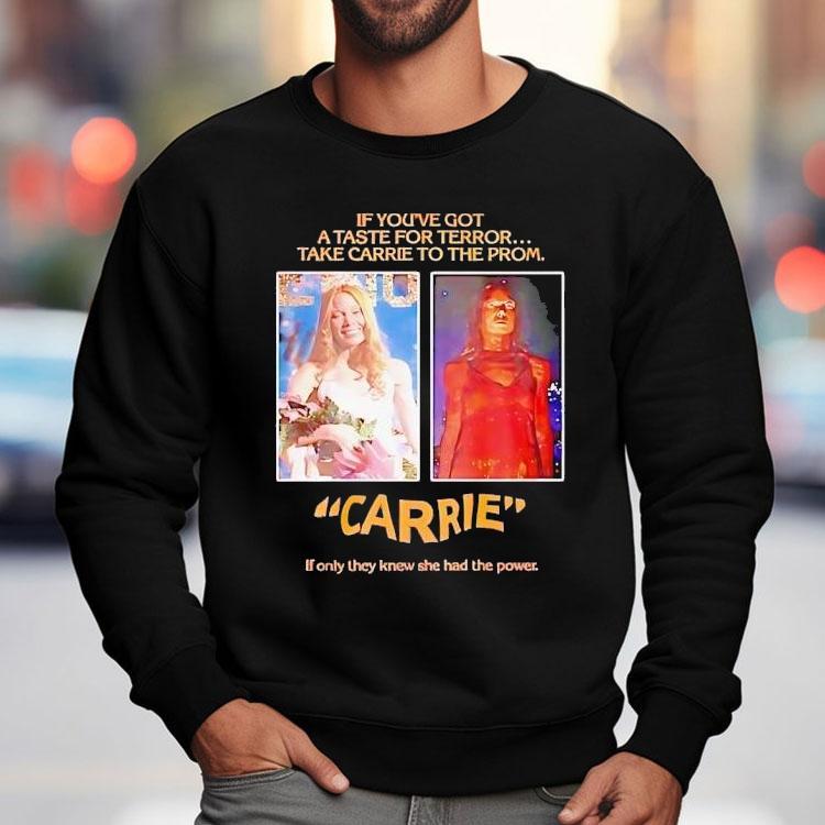 Wear Your Love For Horror With This Carrie Prom Inspired T-Shirt Wear Your Love For Horror With This Carrie Prom Inspired T-Shirt