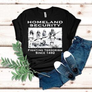 1492 Vintage Homeland Security Anti Terror T-shirt