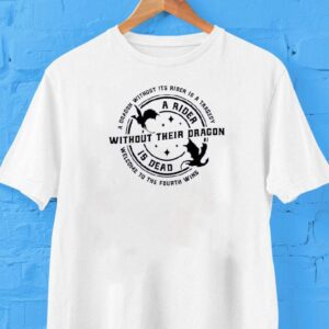 A Lone Dragon Mourns Its Lost Rider Fourth Wing T Tshirt