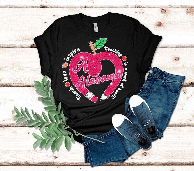 Alabama Crimson Tide honors educators with heartfelt design tshirt Alabama Crimson Tide honors educators with heartfelt design tshirt