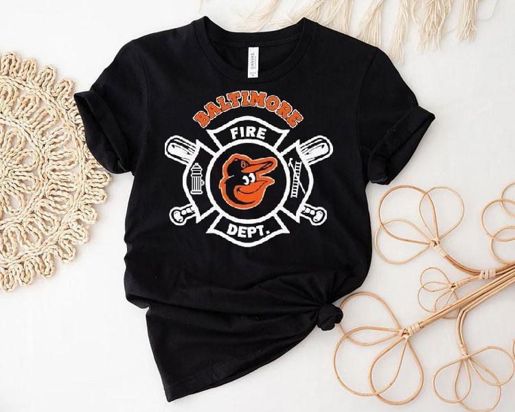 Baltimore Firefighters Honor Orioles With Custom Tshirt Baltimore Firefighters Honor Orioles With Custom Tshirt