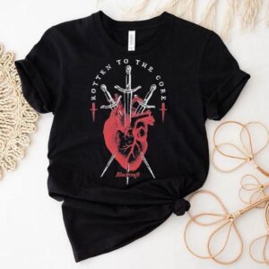 Blackcrafts dark heart dagger design t-shirt