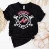 Braves themed firefighter crew t-shirt