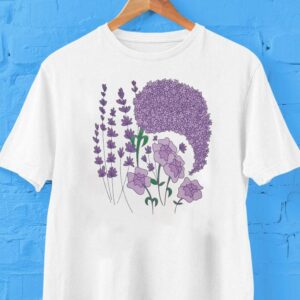 Celebrate with Big Bud Press in soft lilac tshirt Celebrate with Big Bud Press in soft lilac tshirt