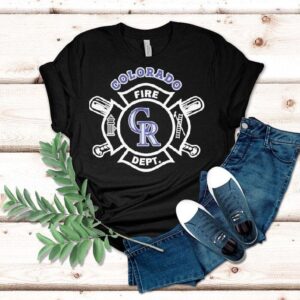 Colorado Rockies Fire Department Crew T-Shirt Colorado Rockies Fire Department Crew T-Shirt