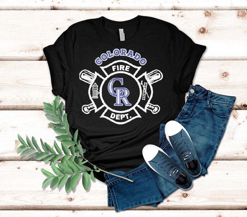 Colorado Rockies Fire Department Crew T-Shirt Colorado Rockies Fire Department Crew T-Shirt