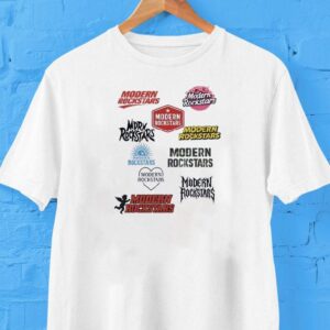 Contemporary Music Icons Showcase Diverse Logo Designs Tshirt